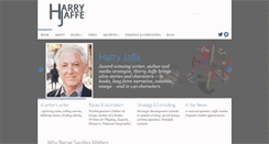 Desktop Screenshot of harryjaffe.com