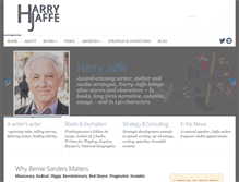 Tablet Screenshot of harryjaffe.com